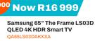 Samsung 65" The Frame LS03D QLED 4K HDR Smart TV QA65LS03DAKXXA