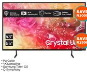 Samsung 55" DU7000 Crystal UHD 4K HDR Smart TV UA55DU7000KXXA