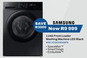 Samsung 11Kg Front Loader Washing Machine LED Black WW11CGC04DABFA