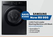 Samsung 11Kg Front Loader Washing Machine (LED Black) WW11CGC04DABFA