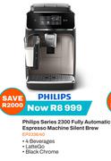 Philips Series 2300 Fully Automatic Espresso Machine Silent Brew EP2336/40