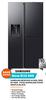 Samsung Bespoke AI 609L Side By Side Food Showcase Door Gentle Black RS80F64G2FFA