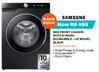 Samsung 9Kg Front Loader With AI Wash Ecobubble UX Model Black WW90DG6U94LBFA