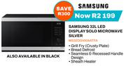 Samsung 32L LED Display Solo Microwave Silver MS32DG4504ATFA