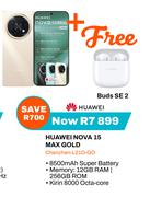 Huawei Nova 15 Max Gold Chenzhen-L21DHuawei Buds SE 2
