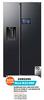 Samsung 594Ltr SBS I &W Disp. With AI HOME 9" LCD Monitor Gentle Black RS90F64D2FFA