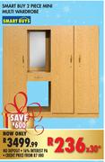 Smart Buy 2 Piece Mini Multi Wardrobe