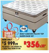 Sealy Carlton Pillow Top Queen Base Set