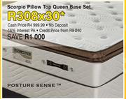 Scorpio Pillow Top Queen Base Set