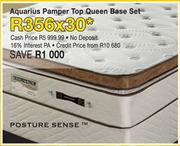 Aquarius Pamper Top Queen Base Set