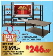 Bridge Entertainment Unit + Coffee Table
