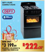 Defy 4 Plate Compact Stove