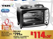 Tek Mini Oven With Solid Plates-25l