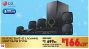 LG HT355/356/3102 5.1 Channel Home Theatre System