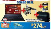 Proline Notebook + Bag + Desk + Cleaning Kit