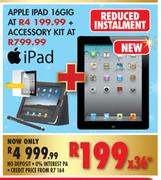 Apple iPad 16GIG + Accessory Kit 