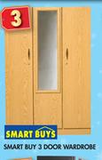 Smart Buy 3 Door Wardrobe