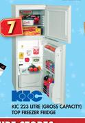 KIC 223Ltr Top Freezer Fridge