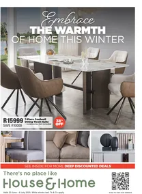 House & Home : Embrace The Warmth Of Home This Winter (23 June - 06 July 2025 While Stocks Last)