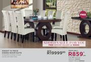 Knight 10 Piece Dining Room Suite With Free Server 