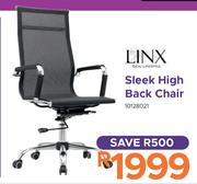 Linx Sleek High Back Chair