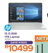HP 15 i5 8GB 1TB Laptop