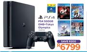 Sony PS4 500GB OM8 + Tokyo Olympics