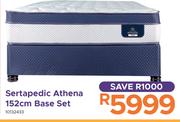 Sertapedic Athena 152cm Base Set