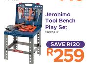 Jeronimo Tool Bench Play Set