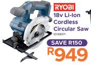 Ryobi 18V Li-Ion Cordless Circular Saw