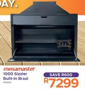 Megamaster 1000 Sizzler Built In Braai