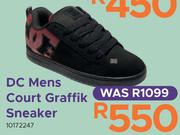 DC Mens Court Graffik Sneaker