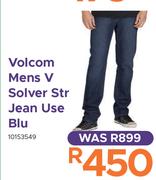 Volcom Mens V Solver Str Jean Use Blu