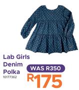 Lab Girls Denim Polka