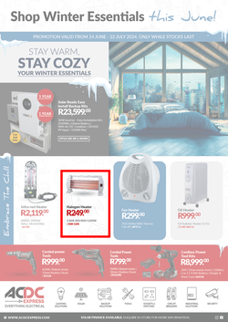 ACDC Express : Your Winter Essentials (14 June - 22 July 2024), page 1