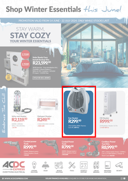 ACDC Express : Your Winter Essentials (14 June - 22 July 2024), page 1