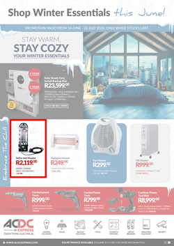 ACDC Express : Your Winter Essentials (14 June - 22 July 2024), page 1