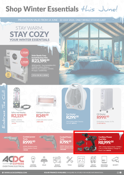 ACDC Express : Your Winter Essentials (14 June - 22 July 2024), page 1