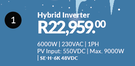 Supasol Hybrid Inverter SE-H-6K 48VDC