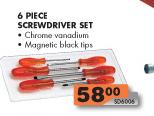 6 Piece Screwdriver Set