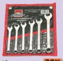 Combination Spanner Set SC511 (6-14, 17, 19mm)-11 Piece