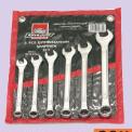Combination Spanner Set SC519 (6-22, 24, 27mm)-19 Piece