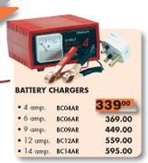 Battery Chargers(BC12AR)-12Amp