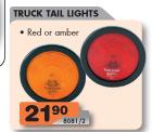Truck Tail Lights Red Or Amber