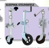 Sleepwa-Steunwiele 200mm Wiel-700kg