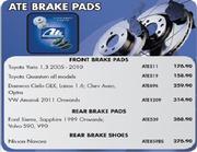  ATE Rear Break Shoes Nissan Nawara(ATE859BS)