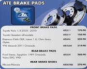 ATE Front Break PadsDaewoo Cielo GLX Lanas 1.6 Chev Aveo(ATE696)