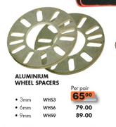 Aluminium Wheel Spacers(WH56)-6mm Per Pair
