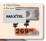 Maxtel Driving Lights-180X100mm Per Pair