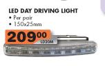 LED Day Driving Light-150X25mm Per Pair